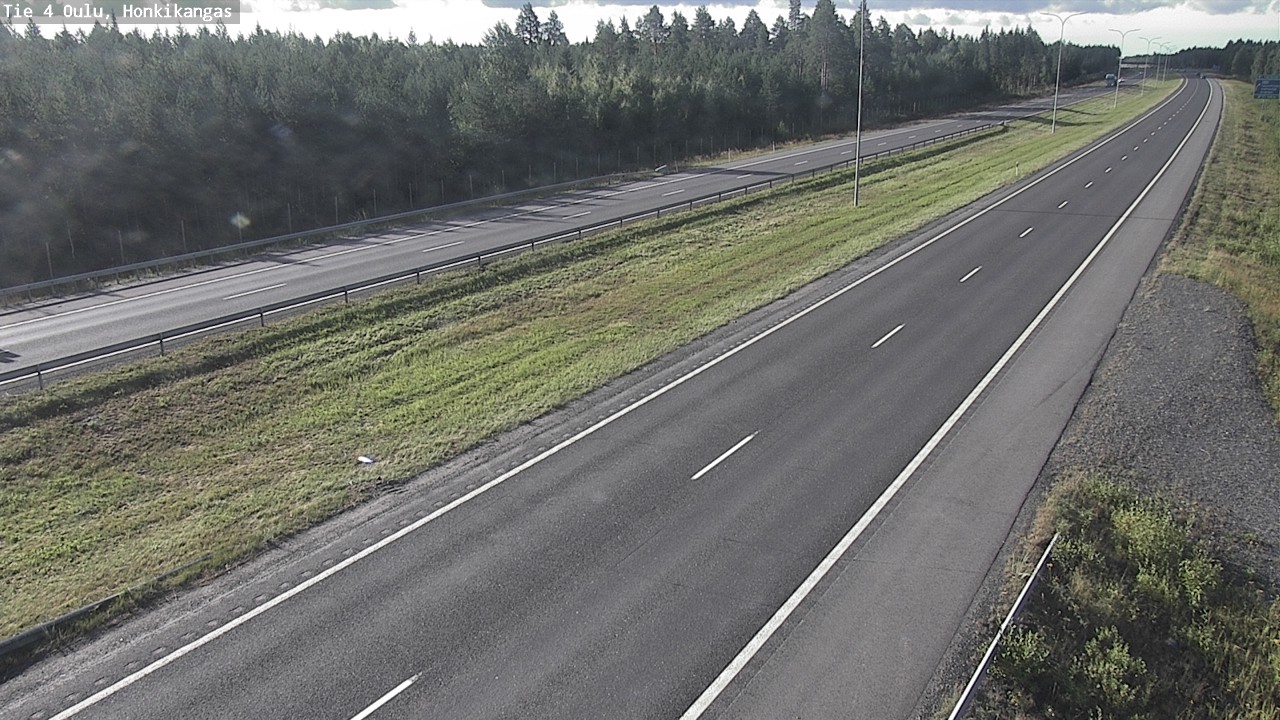 Weather Camera Image Road 4 Oulu, Honkikangas, Oulu, Pohjois-Pohjanmaa