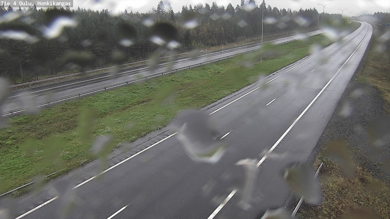 Weather Camera Image Road 4 Oulu, Honkikangas, Oulu, Pohjois-Pohjanmaa