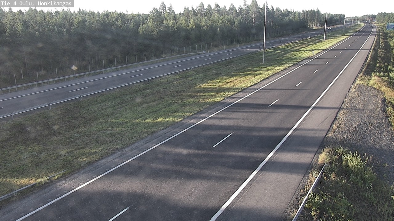 Weather Camera Image Road 4 Oulu, Honkikangas, Oulu, Pohjois-Pohjanmaa