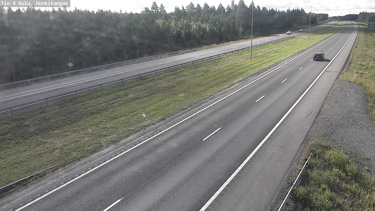 Weather Camera Image Road 4 Oulu, Honkikangas, Oulu, Pohjois-Pohjanmaa