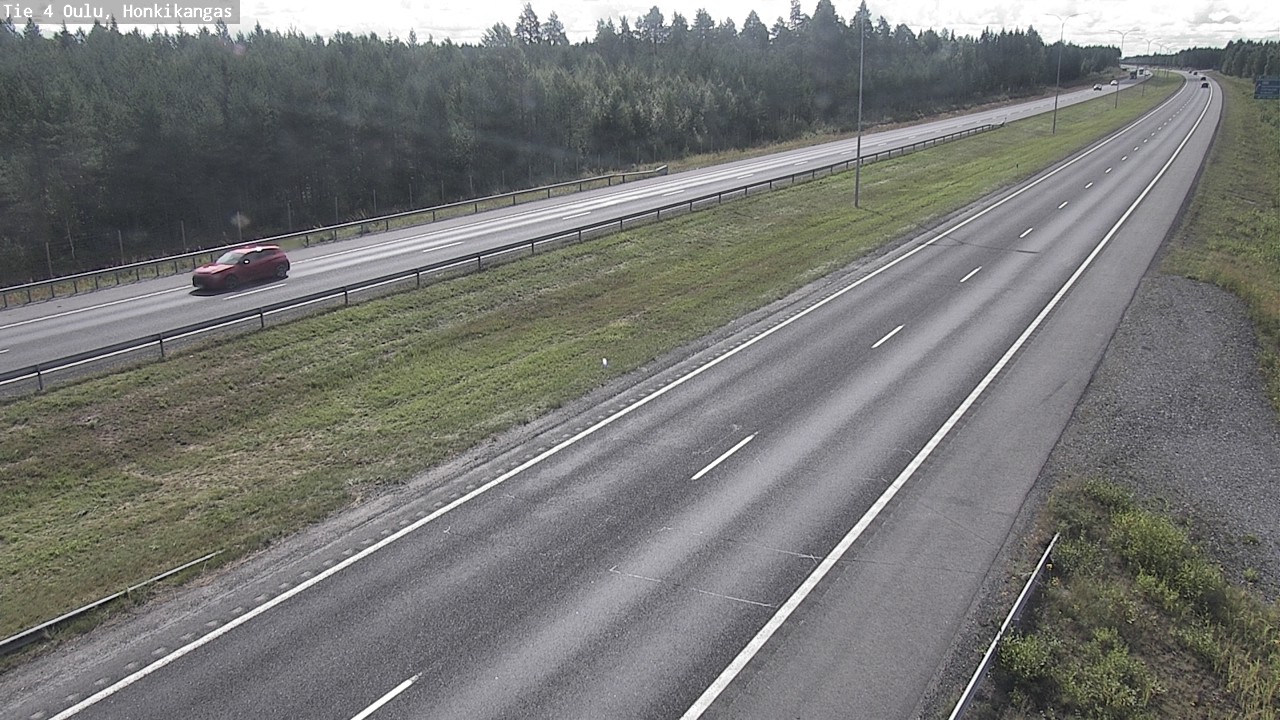 Weather Camera Image Road 4 Oulu, Honkikangas, Oulu, Pohjois-Pohjanmaa