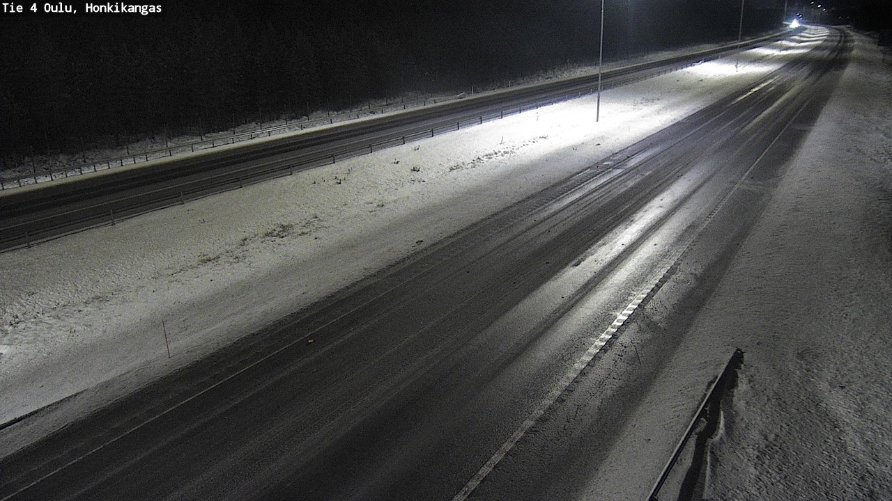 Weather Camera Image Väg 4 Oulu, Honkikangas, Oulu, Pohjois-Pohjanmaa