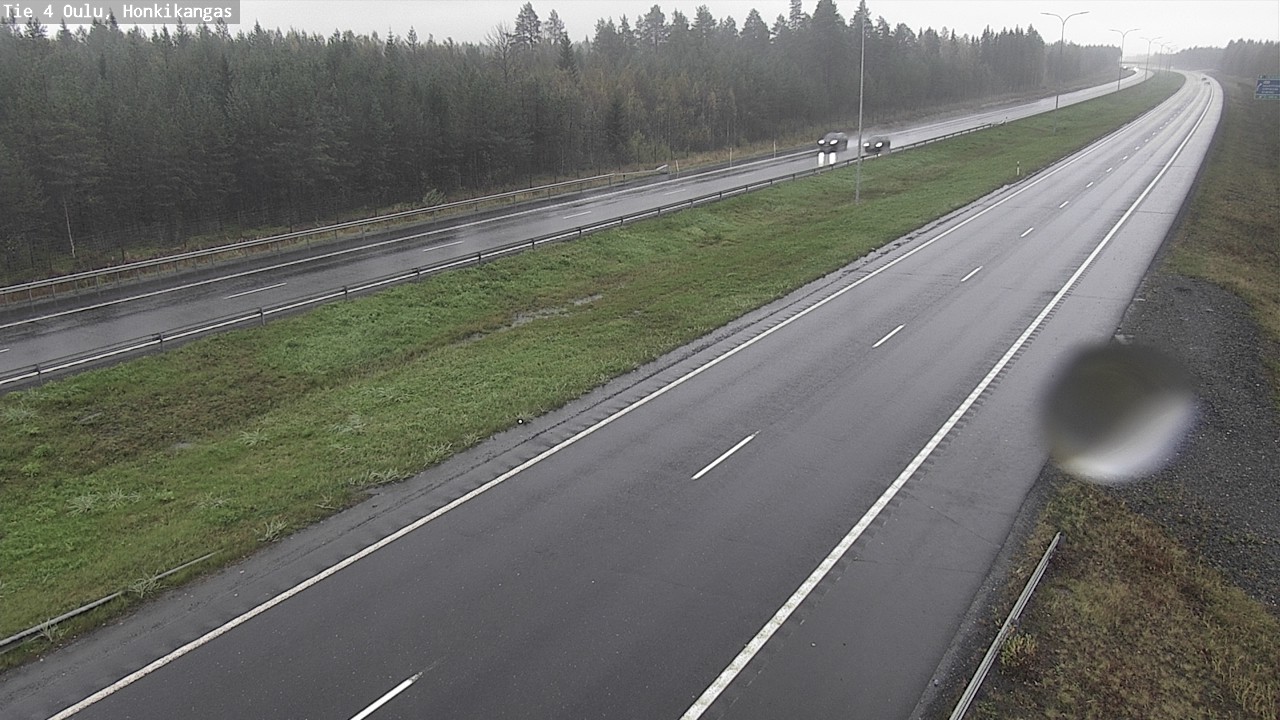 Weather Camera Image Väg 4 Oulu, Honkikangas, Oulu, Pohjois-Pohjanmaa