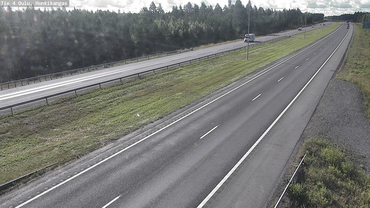Weather Camera Image Road 4 Oulu, Honkikangas, Oulu, Pohjois-Pohjanmaa