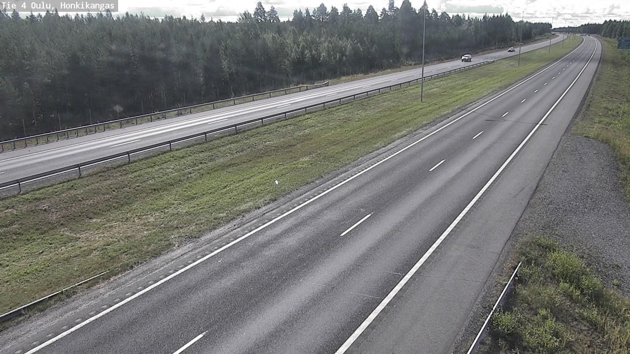 Weather Camera Image Road 4 Oulu, Honkikangas, Oulu, Pohjois-Pohjanmaa