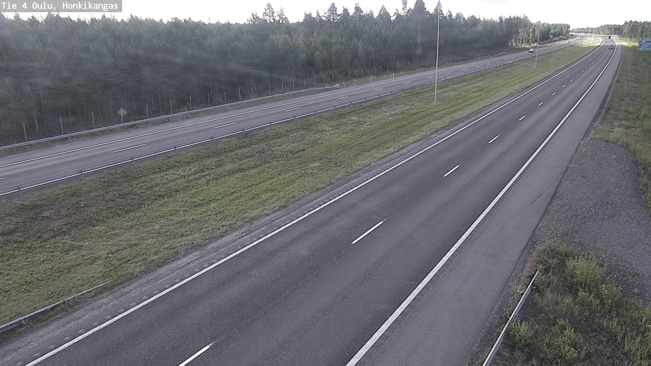 Weather Camera Image Road 4 Oulu, Honkikangas, Oulu, Pohjois-Pohjanmaa