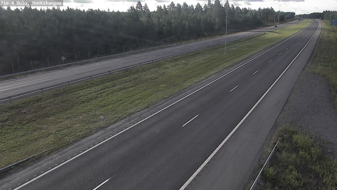 Weather Camera Image Road 4 Oulu, Honkikangas, Oulu, Pohjois-Pohjanmaa