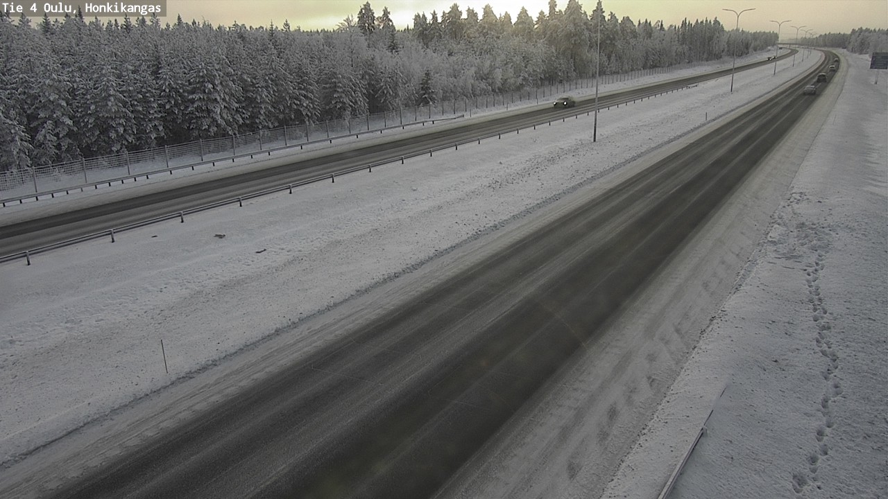 Weather Camera Image Road 4 Oulu, Honkikangas, Oulu, Pohjois-Pohjanmaa