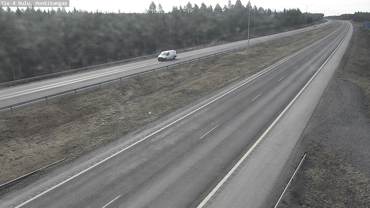 Weather Camera Image Road 4 Oulu, Honkikangas, Oulu, Pohjois-Pohjanmaa