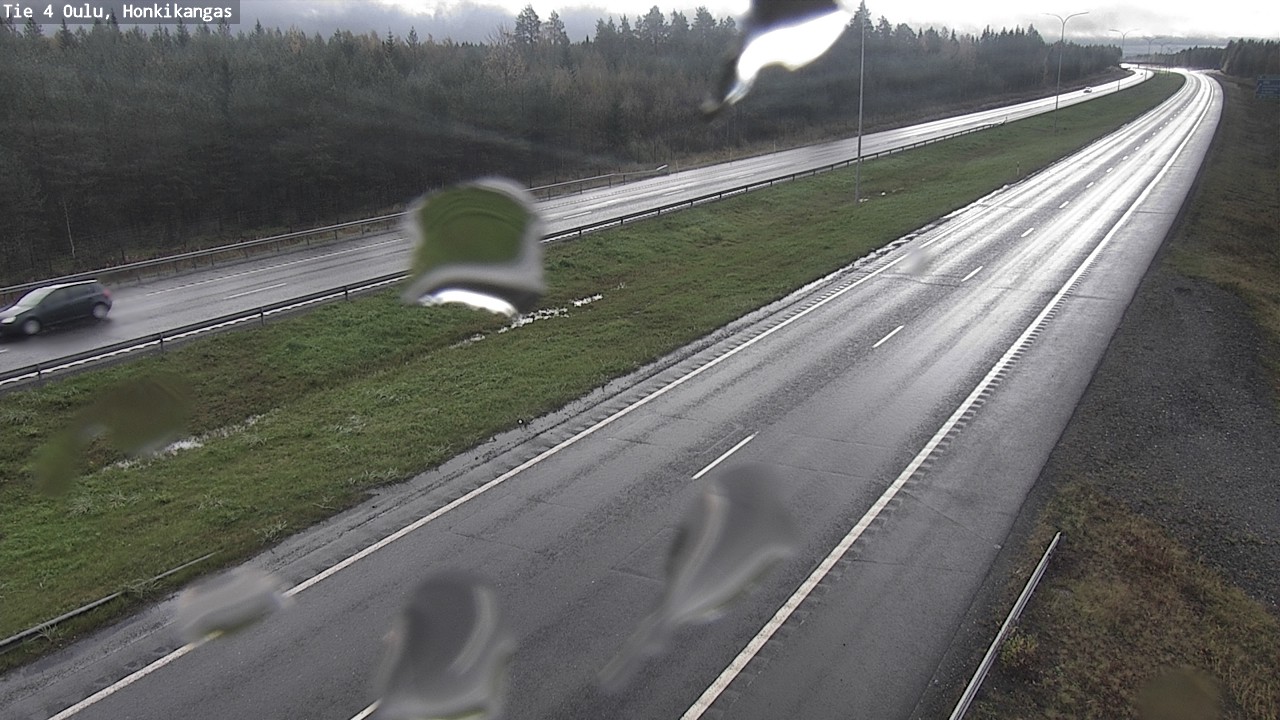 Weather Camera Image Road 4 Oulu, Honkikangas, Oulu, Pohjois-Pohjanmaa