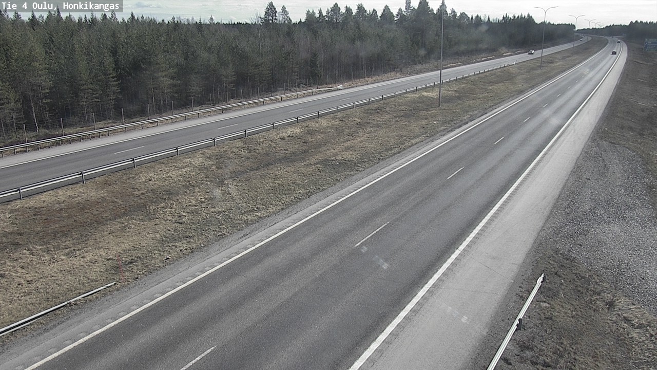 Weather Camera Image Road 4 Oulu, Honkikangas, Oulu, Pohjois-Pohjanmaa