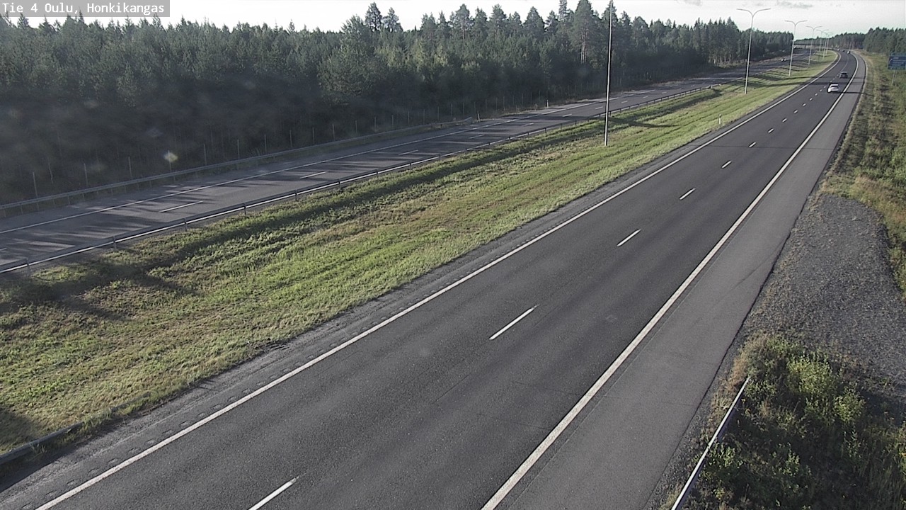 Weather Camera Image Road 4 Oulu, Honkikangas, Oulu, Pohjois-Pohjanmaa