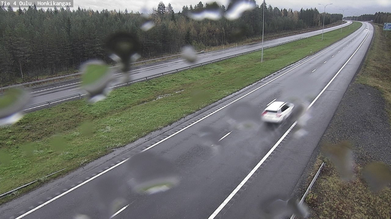 Weather Camera Image Road 4 Oulu, Honkikangas, Oulu, Pohjois-Pohjanmaa