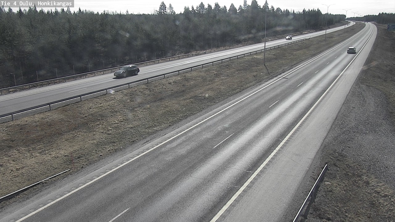 Weather Camera Image Road 4 Oulu, Honkikangas, Oulu, Pohjois-Pohjanmaa