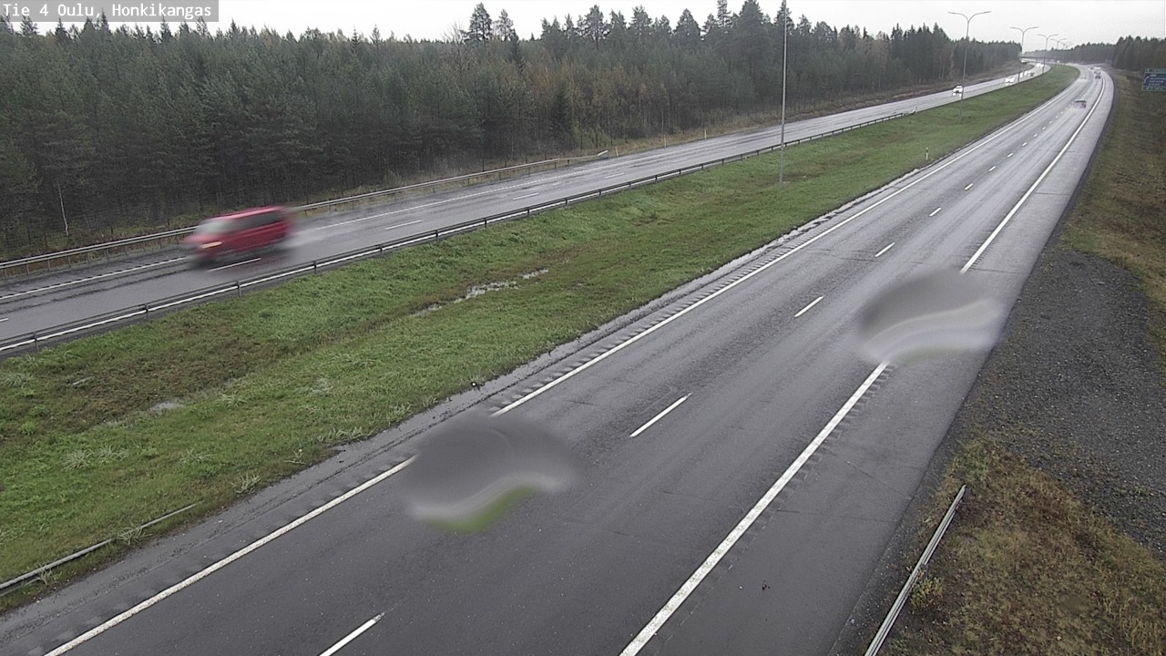 Weather Camera Image Väg 4 Oulu, Honkikangas, Oulu, Pohjois-Pohjanmaa