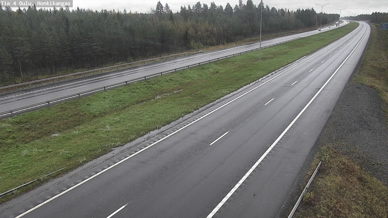 Weather Camera Image Väg 4 Oulu, Honkikangas, Oulu, Pohjois-Pohjanmaa