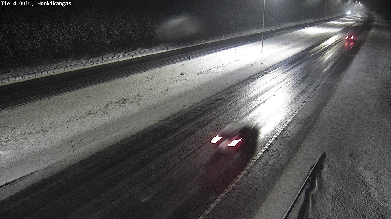 Weather Camera Image Väg 4 Oulu, Honkikangas, Oulu, Pohjois-Pohjanmaa