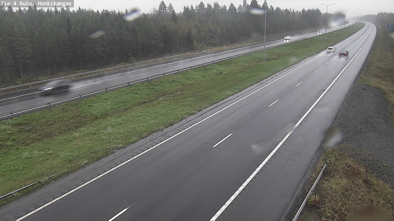 Weather Camera Image Väg 4 Oulu, Honkikangas, Oulu, Pohjois-Pohjanmaa