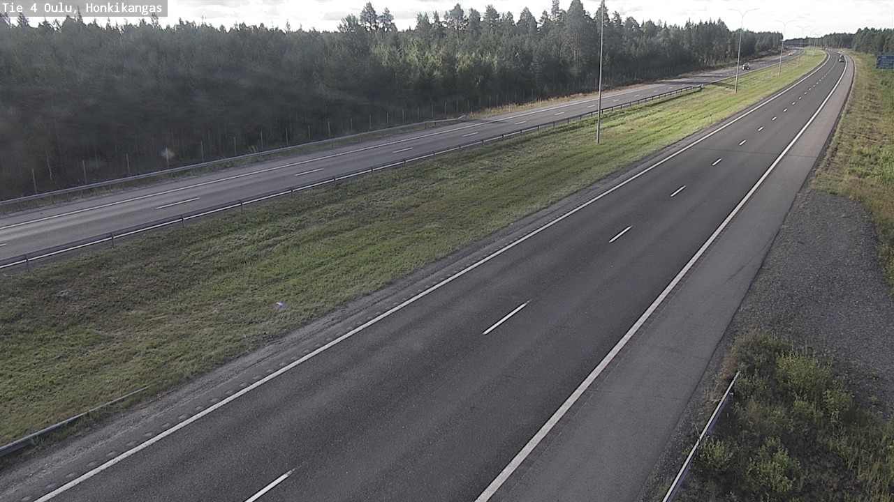 Weather Camera Image Road 4 Oulu, Honkikangas, Oulu, Pohjois-Pohjanmaa