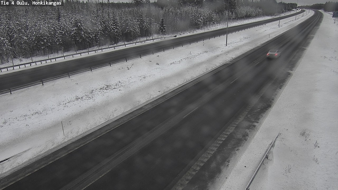 Weather Camera Image Väg 4 Oulu, Honkikangas, Oulu, Pohjois-Pohjanmaa