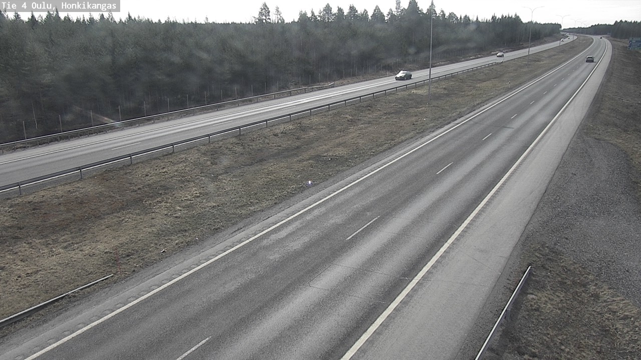 Weather Camera Image Road 4 Oulu, Honkikangas, Oulu, Pohjois-Pohjanmaa