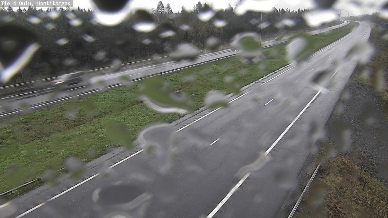 Weather Camera Image Road 4 Oulu, Honkikangas, Oulu, Pohjois-Pohjanmaa