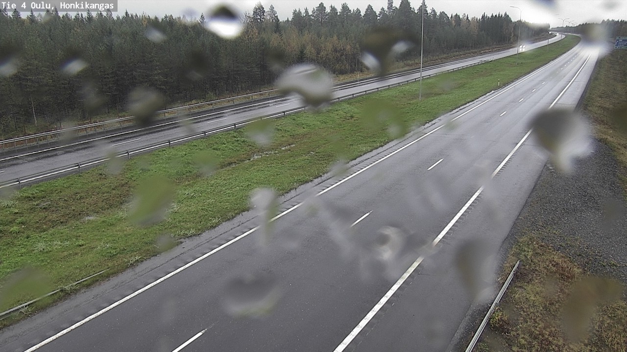 Weather Camera Image Road 4 Oulu, Honkikangas, Oulu, Pohjois-Pohjanmaa