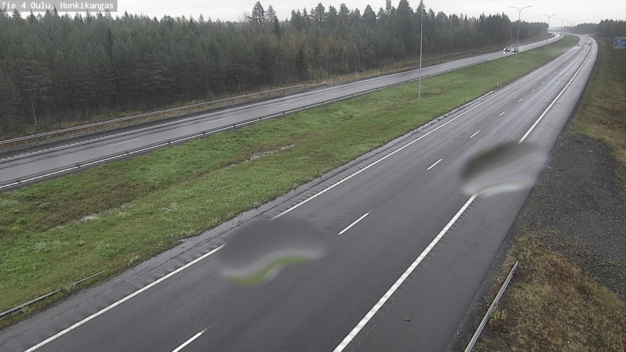 Weather Camera Image Väg 4 Oulu, Honkikangas, Oulu, Pohjois-Pohjanmaa
