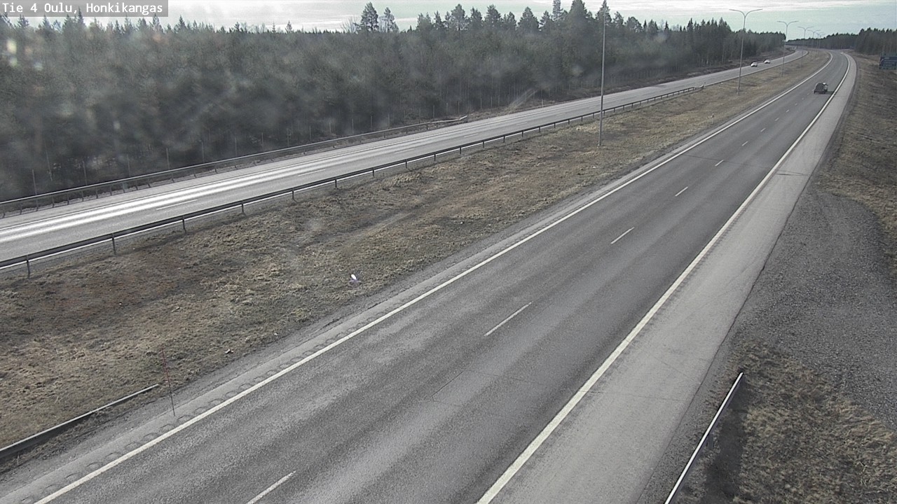 Weather Camera Image Road 4 Oulu, Honkikangas, Oulu, Pohjois-Pohjanmaa