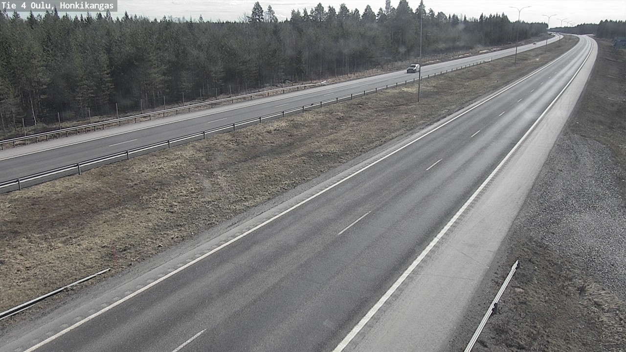 Weather Camera Image Road 4 Oulu, Honkikangas, Oulu, Pohjois-Pohjanmaa