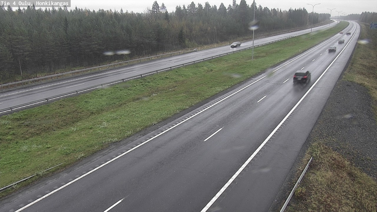 Weather Camera Image Road 4 Oulu, Honkikangas, Oulu, Pohjois-Pohjanmaa