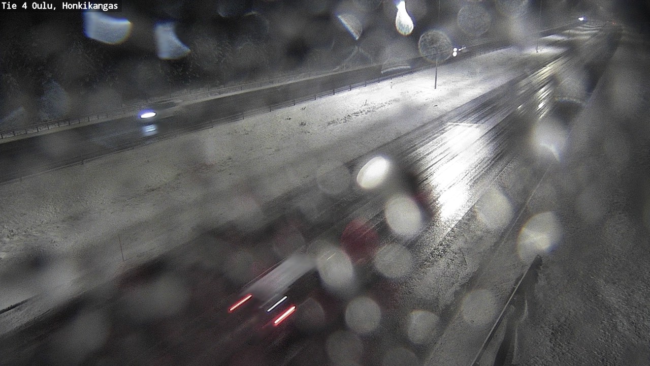 Weather Camera Image Väg 4 Oulu, Honkikangas, Oulu, Pohjois-Pohjanmaa