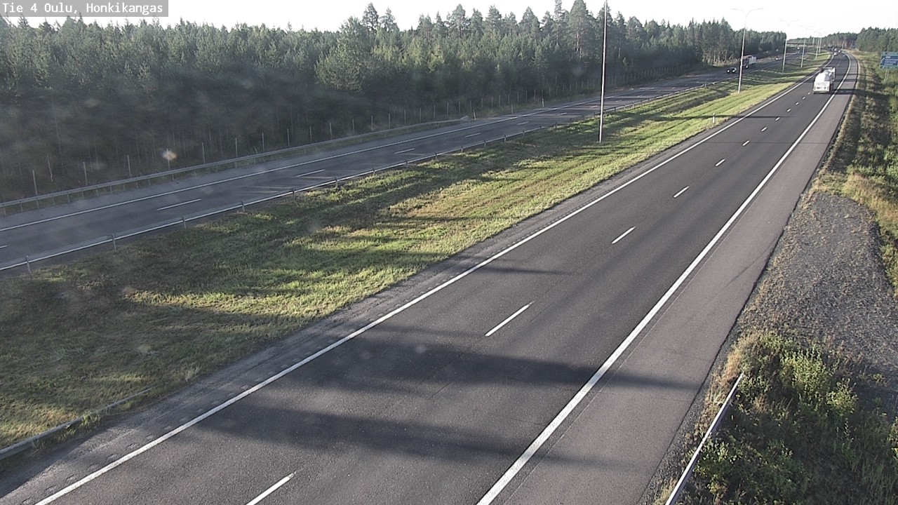 Weather Camera Image Road 4 Oulu, Honkikangas, Oulu, Pohjois-Pohjanmaa