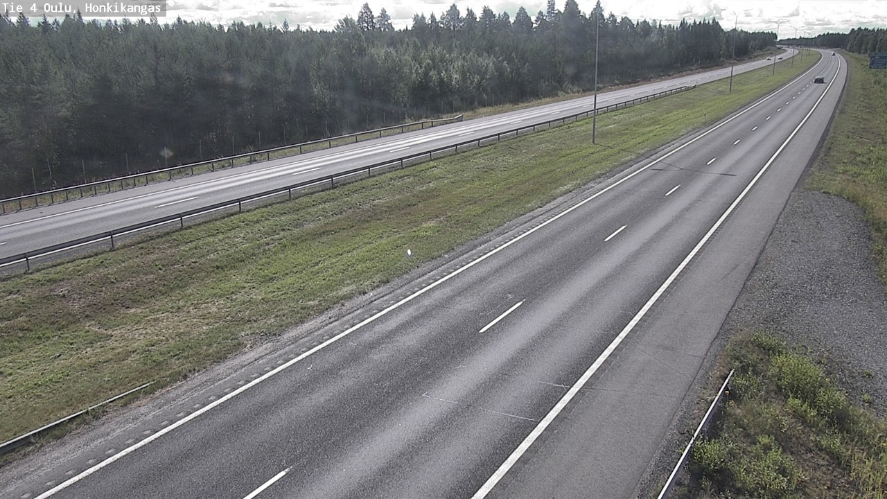 Weather Camera Image Road 4 Oulu, Honkikangas, Oulu, Pohjois-Pohjanmaa