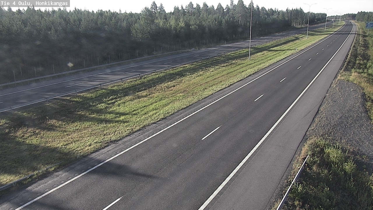 Weather Camera Image Road 4 Oulu, Honkikangas, Oulu, Pohjois-Pohjanmaa