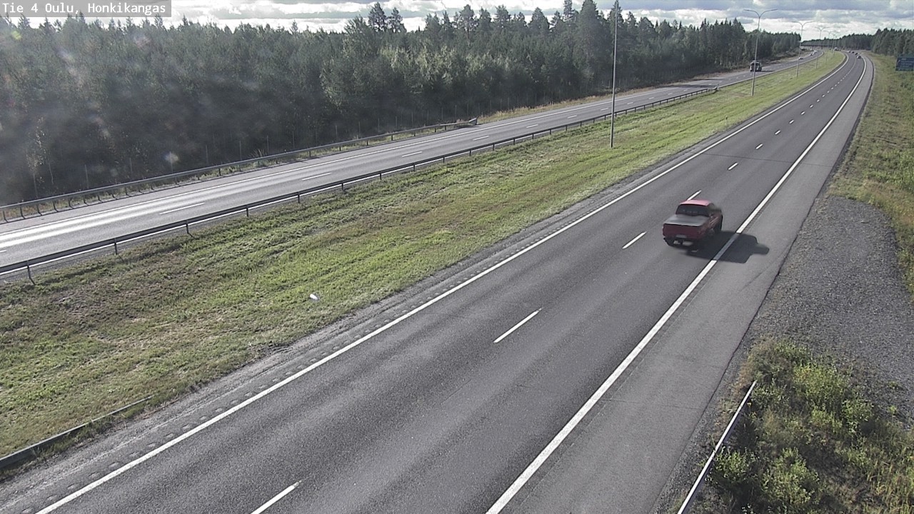 Weather Camera Image Road 4 Oulu, Honkikangas, Oulu, Pohjois-Pohjanmaa