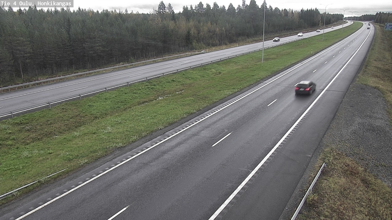 Weather Camera Image Road 4 Oulu, Honkikangas, Oulu, Pohjois-Pohjanmaa