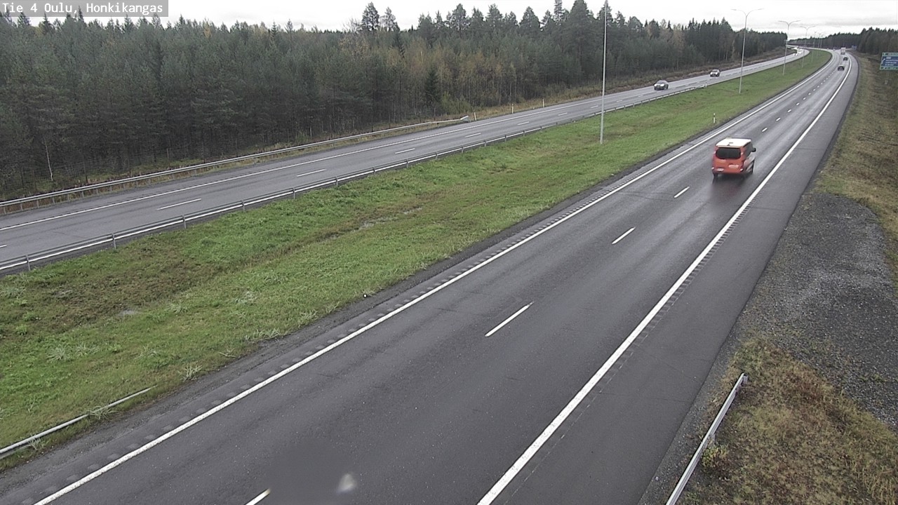 Weather Camera Image Road 4 Oulu, Honkikangas, Oulu, Pohjois-Pohjanmaa