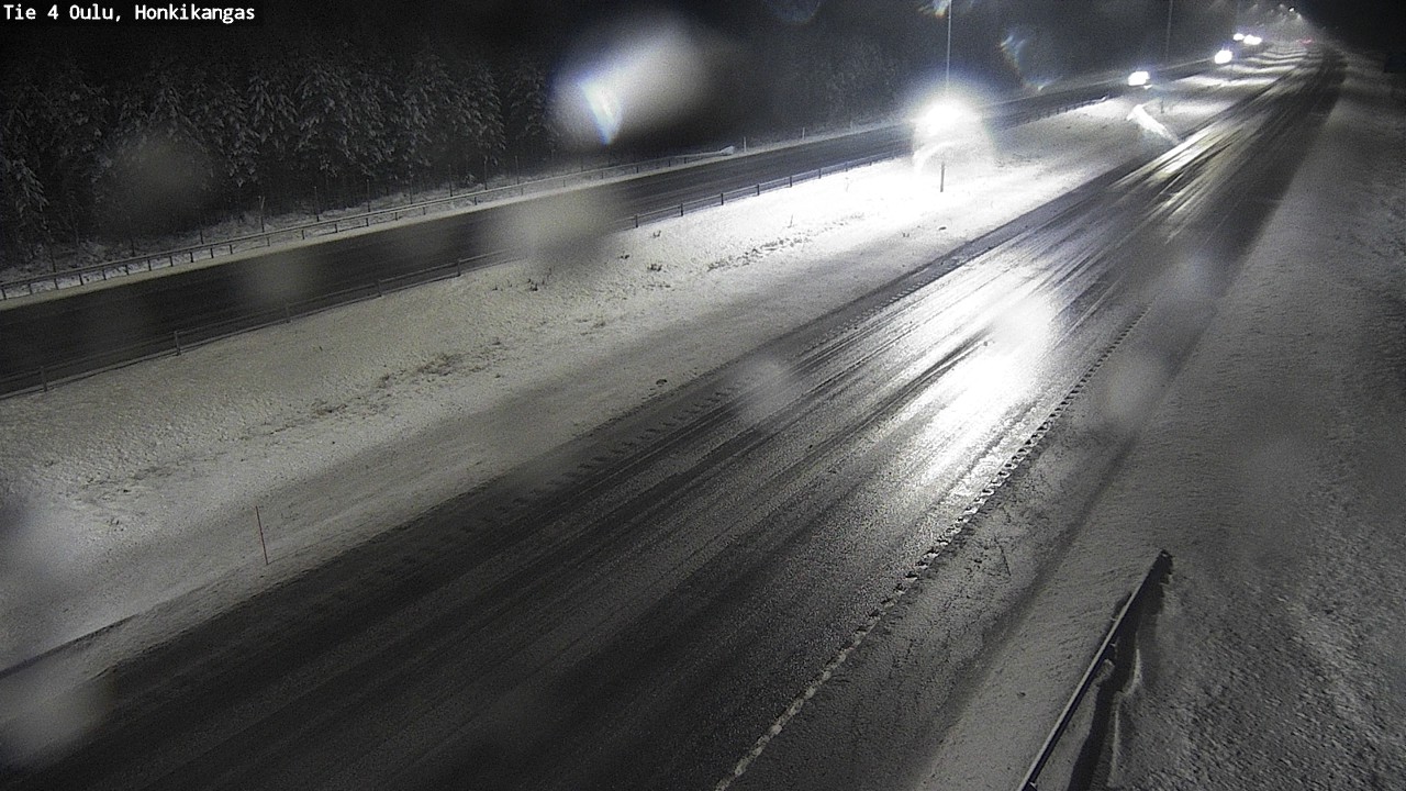 Weather Camera Image Väg 4 Oulu, Honkikangas, Oulu, Pohjois-Pohjanmaa