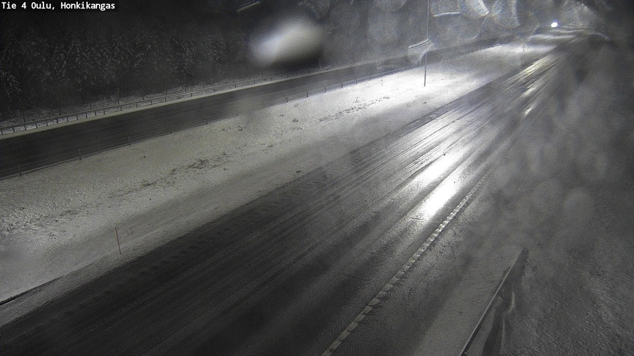 Weather Camera Image Väg 4 Oulu, Honkikangas, Oulu, Pohjois-Pohjanmaa
