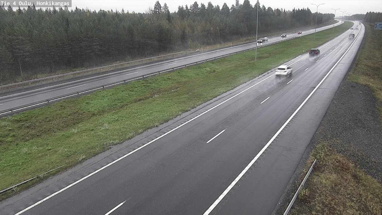 Weather Camera Image Väg 4 Oulu, Honkikangas, Oulu, Pohjois-Pohjanmaa