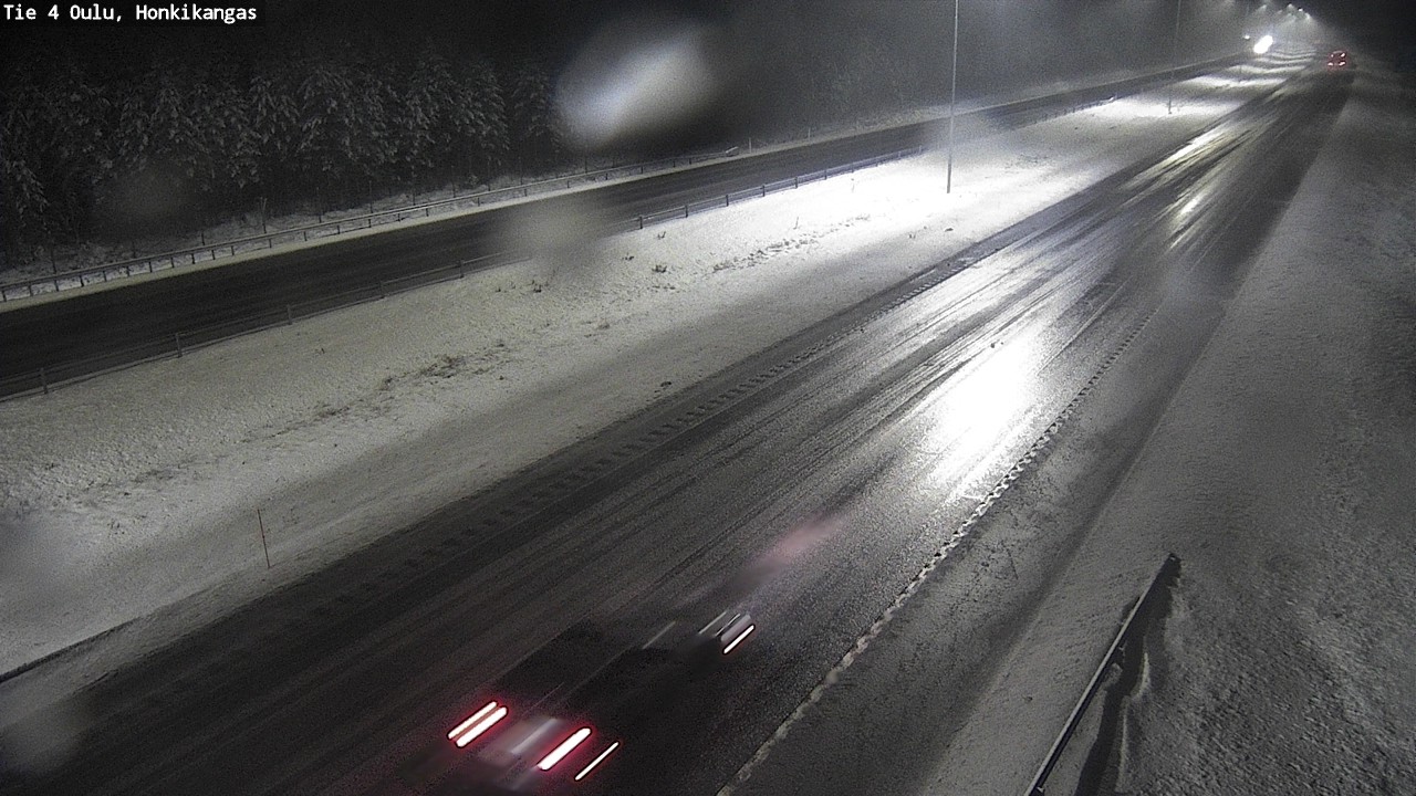 Weather Camera Image Väg 4 Oulu, Honkikangas, Oulu, Pohjois-Pohjanmaa