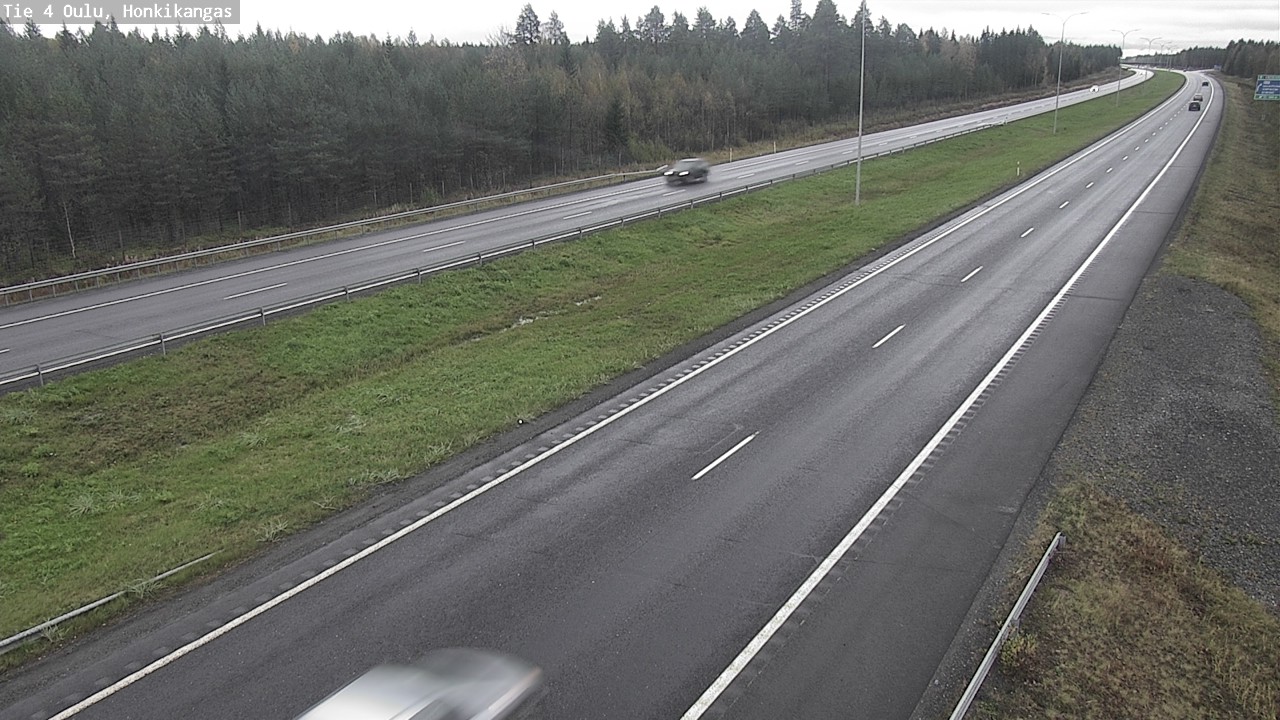 Weather Camera Image Road 4 Oulu, Honkikangas, Oulu, Pohjois-Pohjanmaa