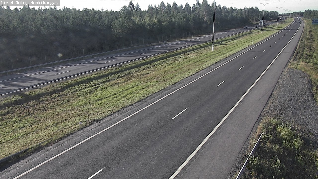Weather Camera Image Road 4 Oulu, Honkikangas, Oulu, Pohjois-Pohjanmaa