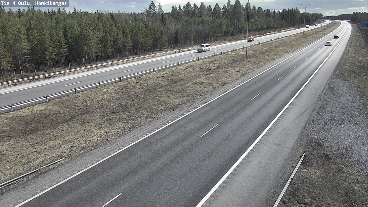 Weather Camera Image Road 4 Oulu, Honkikangas, Oulu, Pohjois-Pohjanmaa