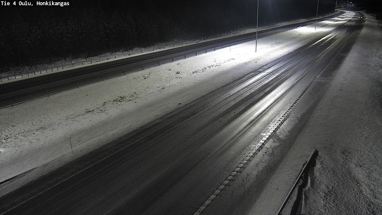 Weather Camera Image Väg 4 Oulu, Honkikangas, Oulu, Pohjois-Pohjanmaa