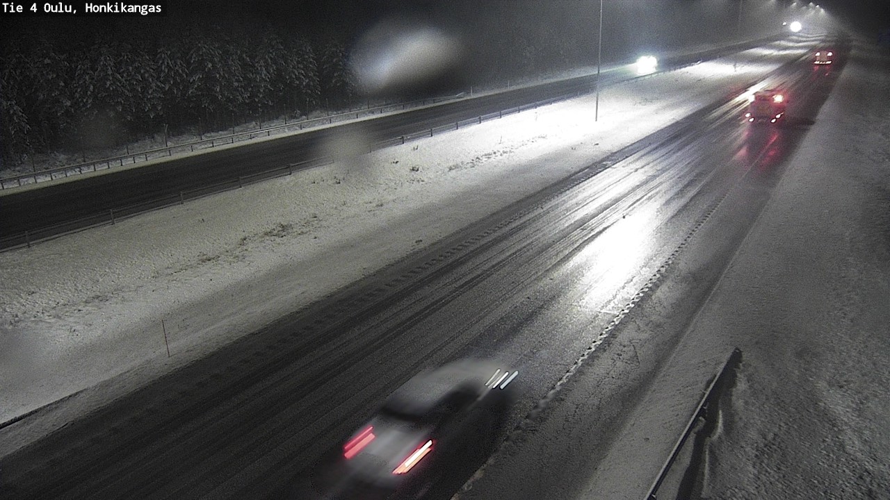 Weather Camera Image Väg 4 Oulu, Honkikangas, Oulu, Pohjois-Pohjanmaa