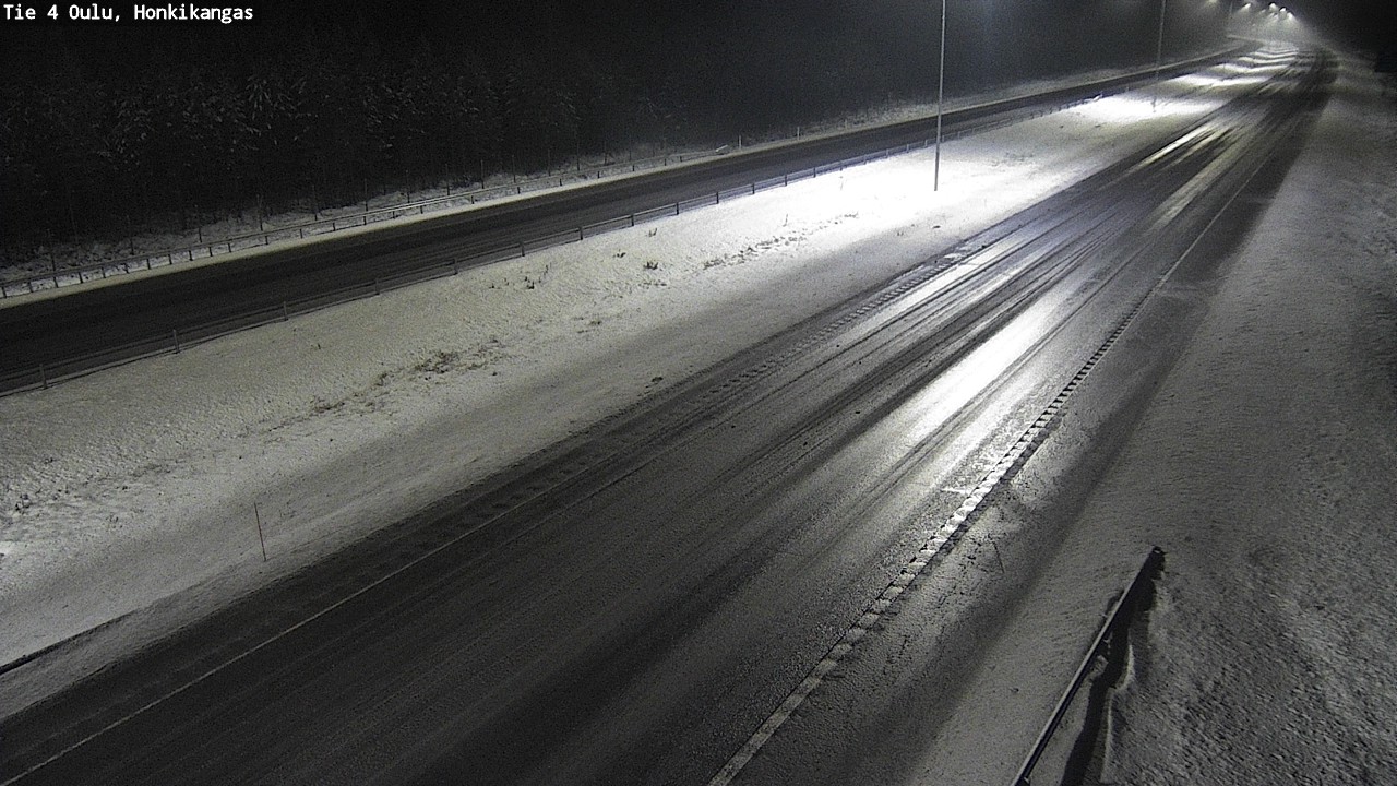 Weather Camera Image Väg 4 Oulu, Honkikangas, Oulu, Pohjois-Pohjanmaa