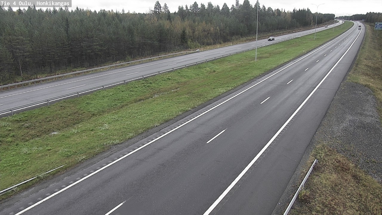 Weather Camera Image Road 4 Oulu, Honkikangas, Oulu, Pohjois-Pohjanmaa