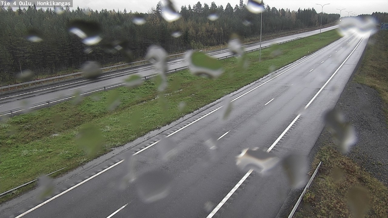 Weather Camera Image Road 4 Oulu, Honkikangas, Oulu, Pohjois-Pohjanmaa